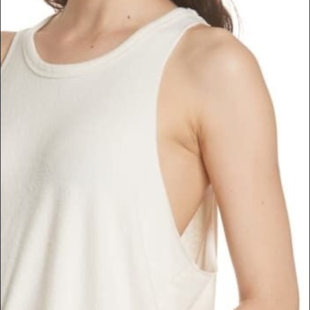 Free People Soft Cozy Swing Tank Ivory - M - Picture 11 of 16